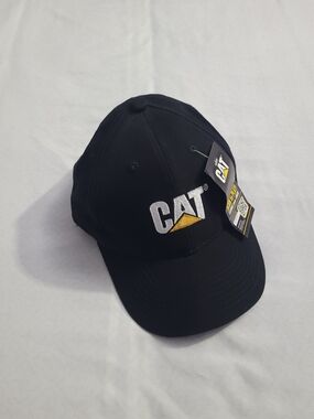 CAT CATERPILLAR Black & Yellow Baseball Cap